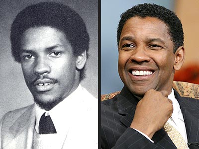 Celebrity Yearbook Photos on Celebrity Yearbook    Denzel